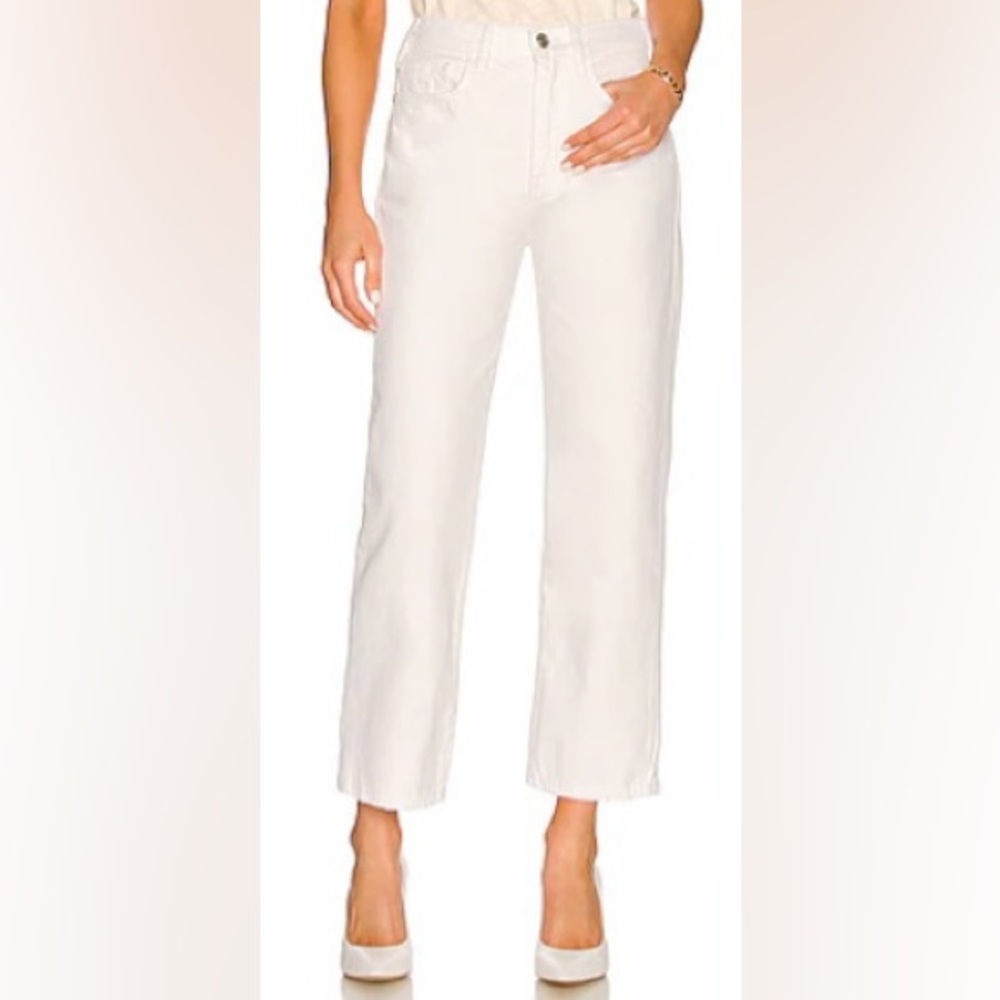 Frame Le Jane Crop jeans - size 29. Rumpled Blanc grind style #LJNC72&